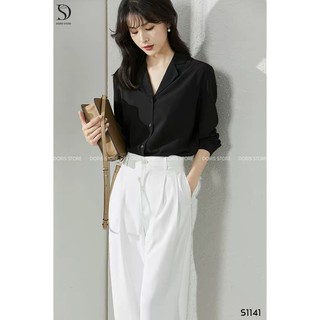 Quần mango trắng dáng thanh lịch DORIS S1141