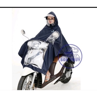 Áo choàng đi mưa Sơn Thủy k26 , áo mưa vải dù siêu nhẹ có kính chắc trước - sản phẩm chính hãng