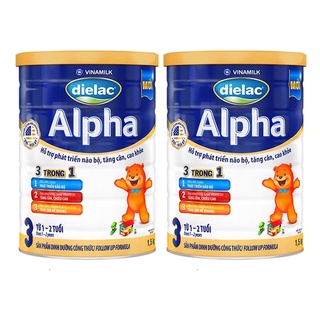 Sữa bột dielac alpha step 3, 4 - 900g, 1.5kg