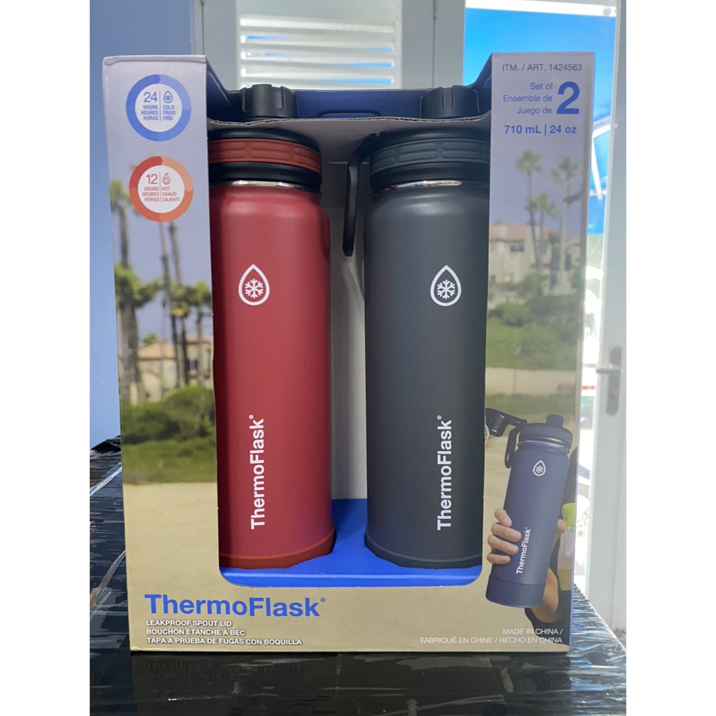 Set 2 bình Bình Giữ Nhiệt Thermo Flask 710ml