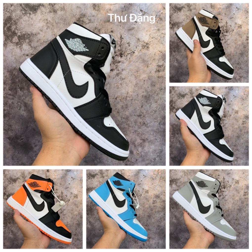 Giày JD1 cổ cao các màu hot , Giày sneaker jordan 1 high bản đẹp full box bill có đủ size nam nữ