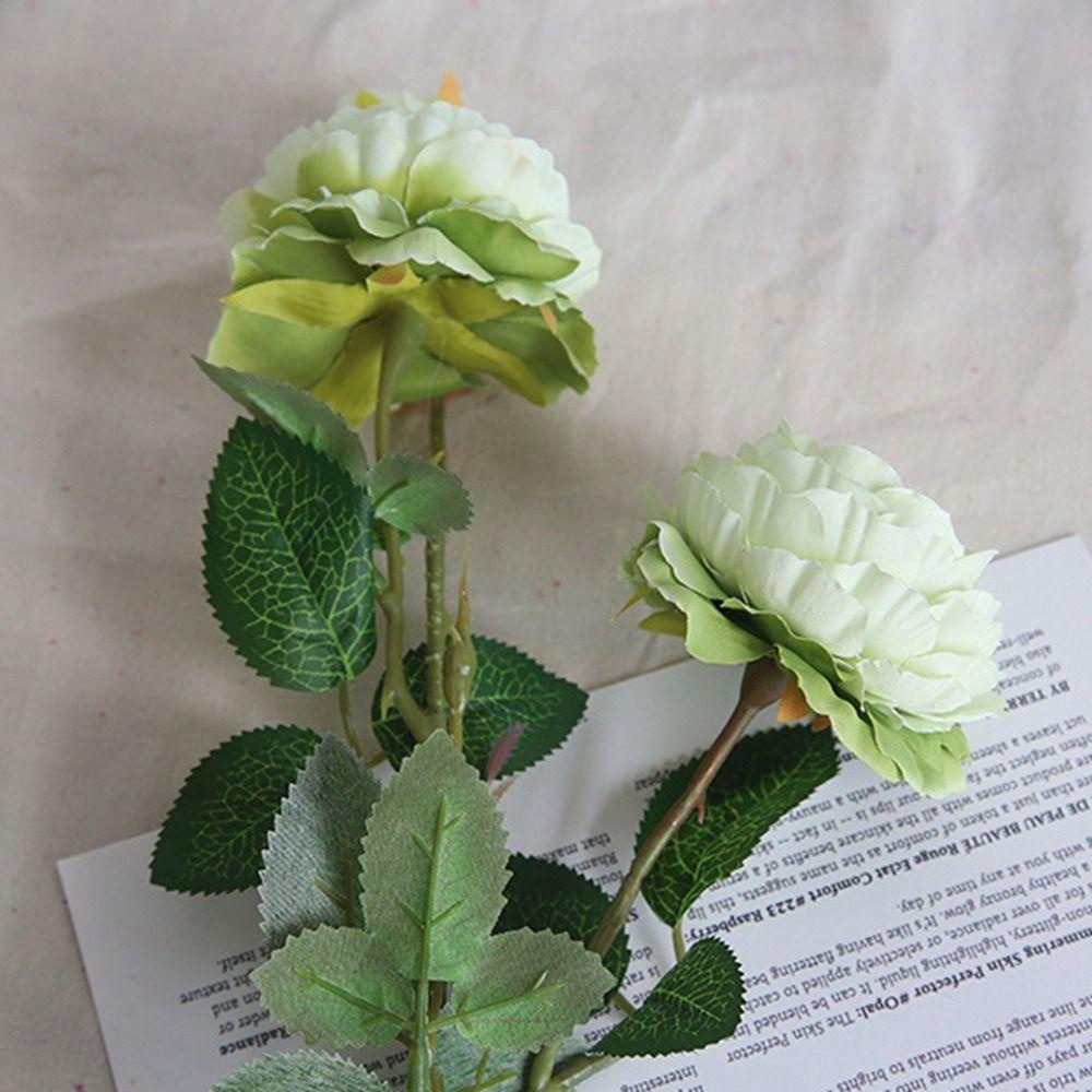 Bó Hoa Mẫu Đơn Giả Bằng Lụa Nhiều Màu Siêu Bền Trang Trí Nhà Cửa / Sân Vườn / Tiệc Cưới