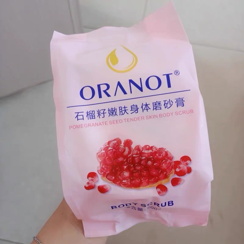 Tẩy Tế Bào Chết Toàn Thân Chiết Xuất Lựu Đỏ ORANOT