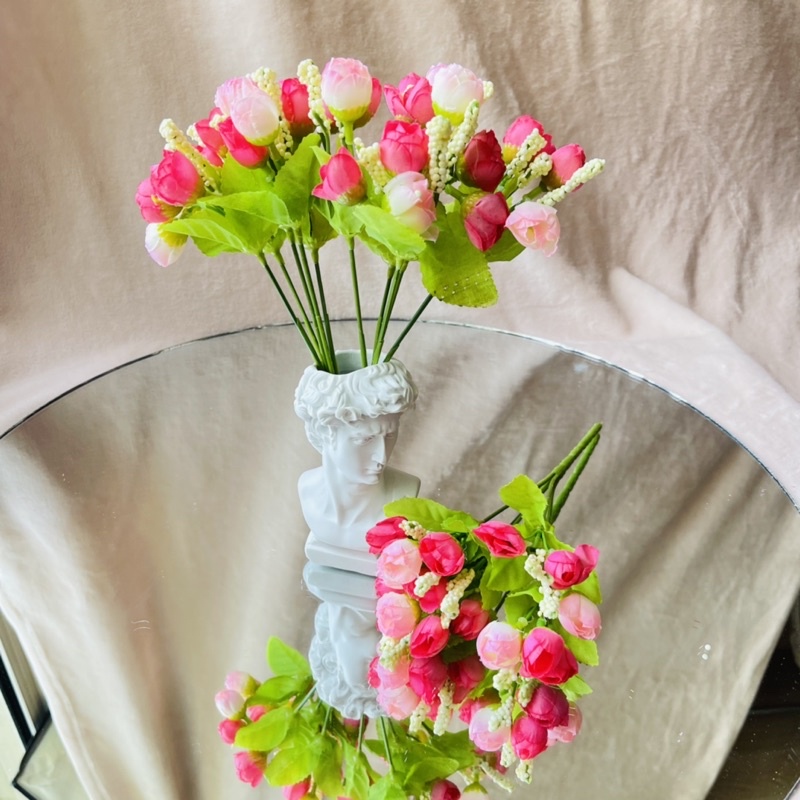Hoa giả/Hoa lụa - Chùm mao lương nhí cao cấp decor, trang trí nhà, cửa hàng, sự kiện phụ kiện chụp ảnh...