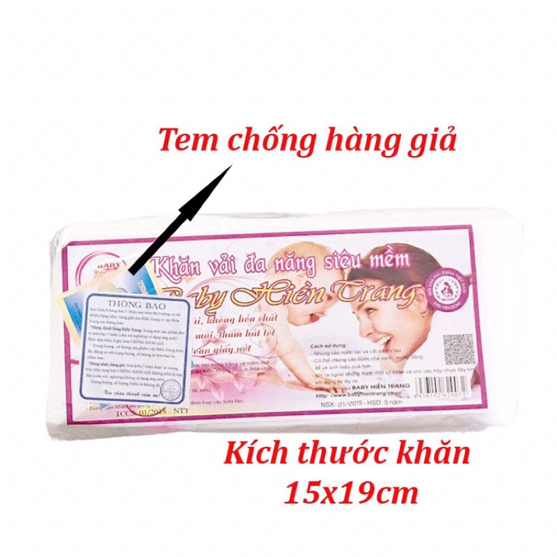 (200gr)Khăn vải khô đa năng Hiền Trang