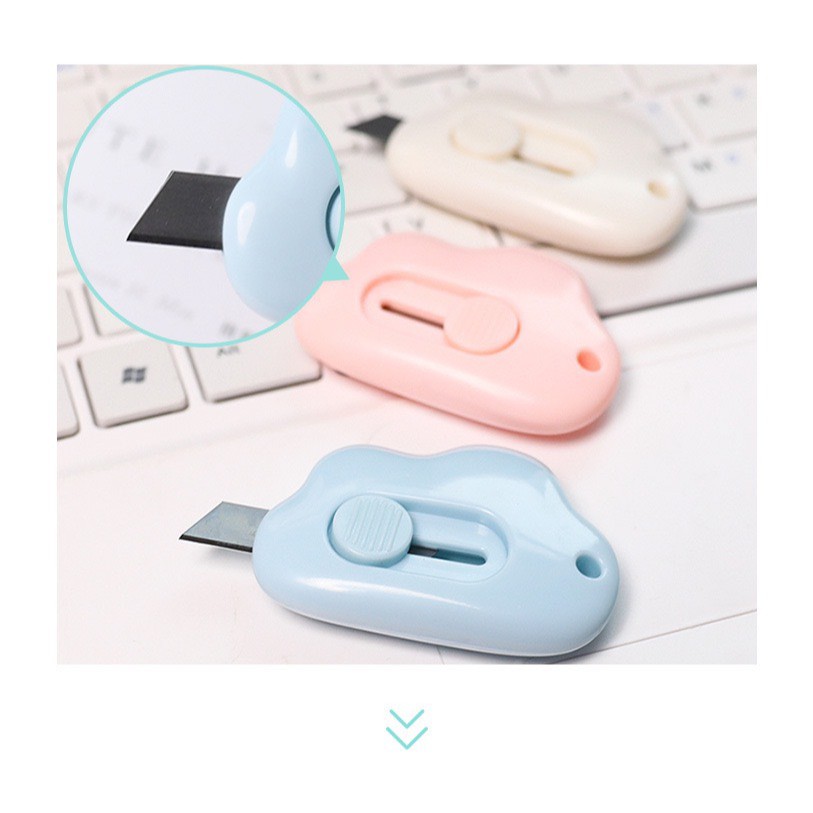 Dao rọc giấy, dao cắt giấy dọc giấy hình mây siêu cute MS006