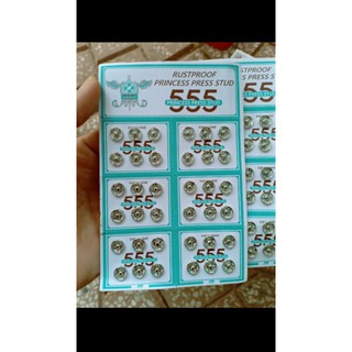 Set 6 khuy bấm inox không gỉ