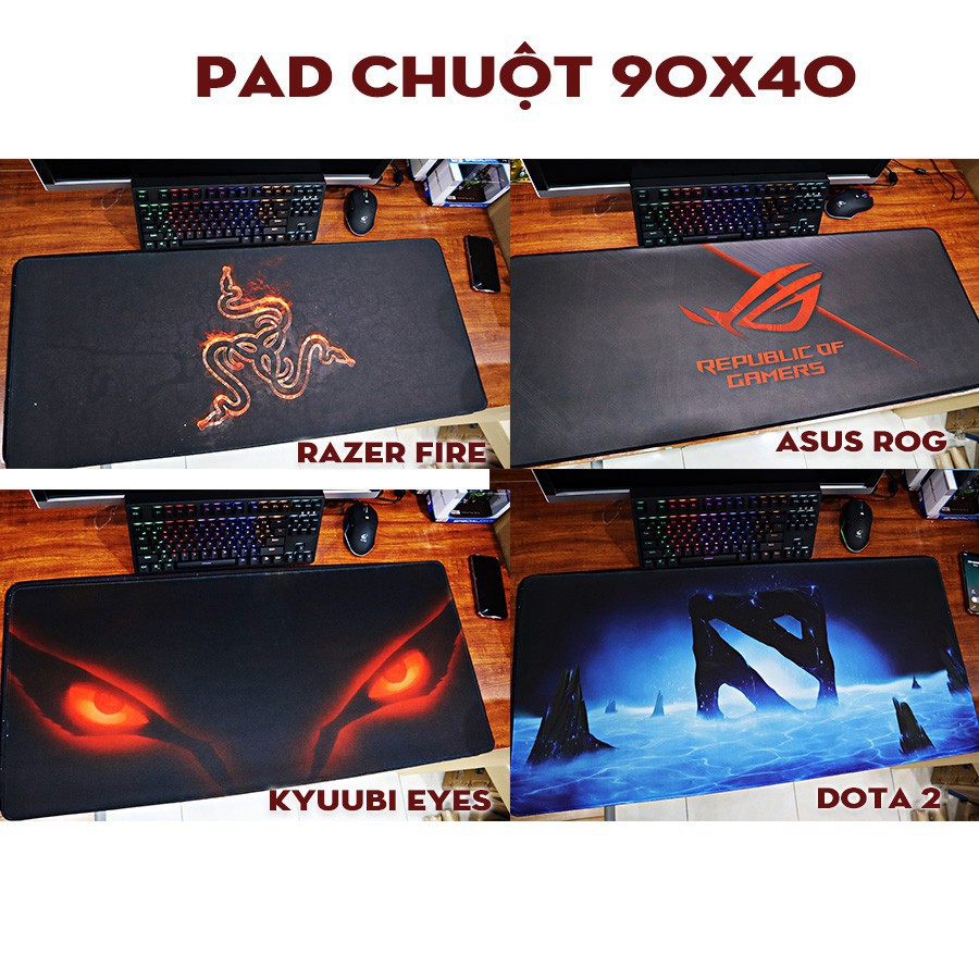Bàn di chuột 90x40cm - Pad Chuột - Lót chuột cỡ lớn chuyên game | BigBuy360 - bigbuy360.vn
