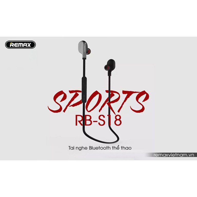 Tai nghe Bluetooth thể thao Remax RB-S18 - BH 12 Tháng
