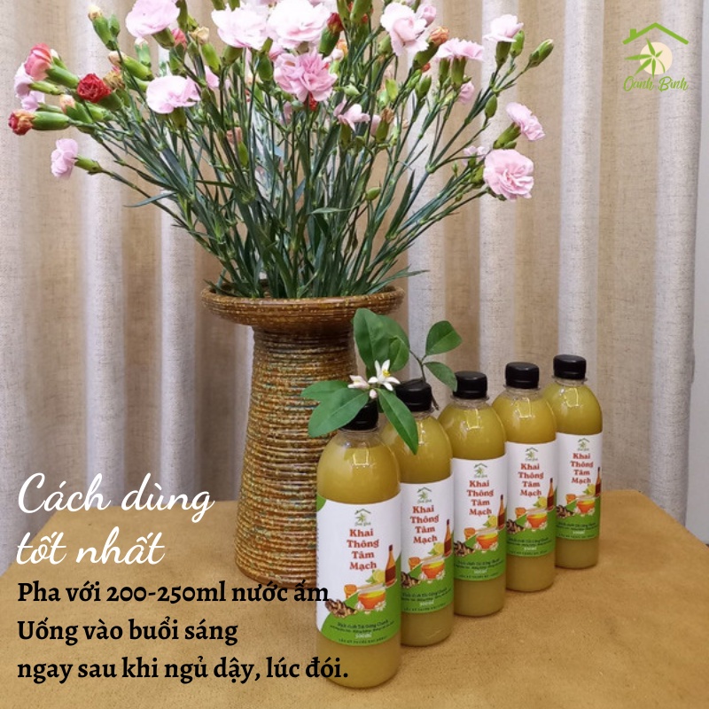 Detox tỏi gừng chanh giấm táo mật ong đào thải độc tố chai 500mL_BEP NGON NGON