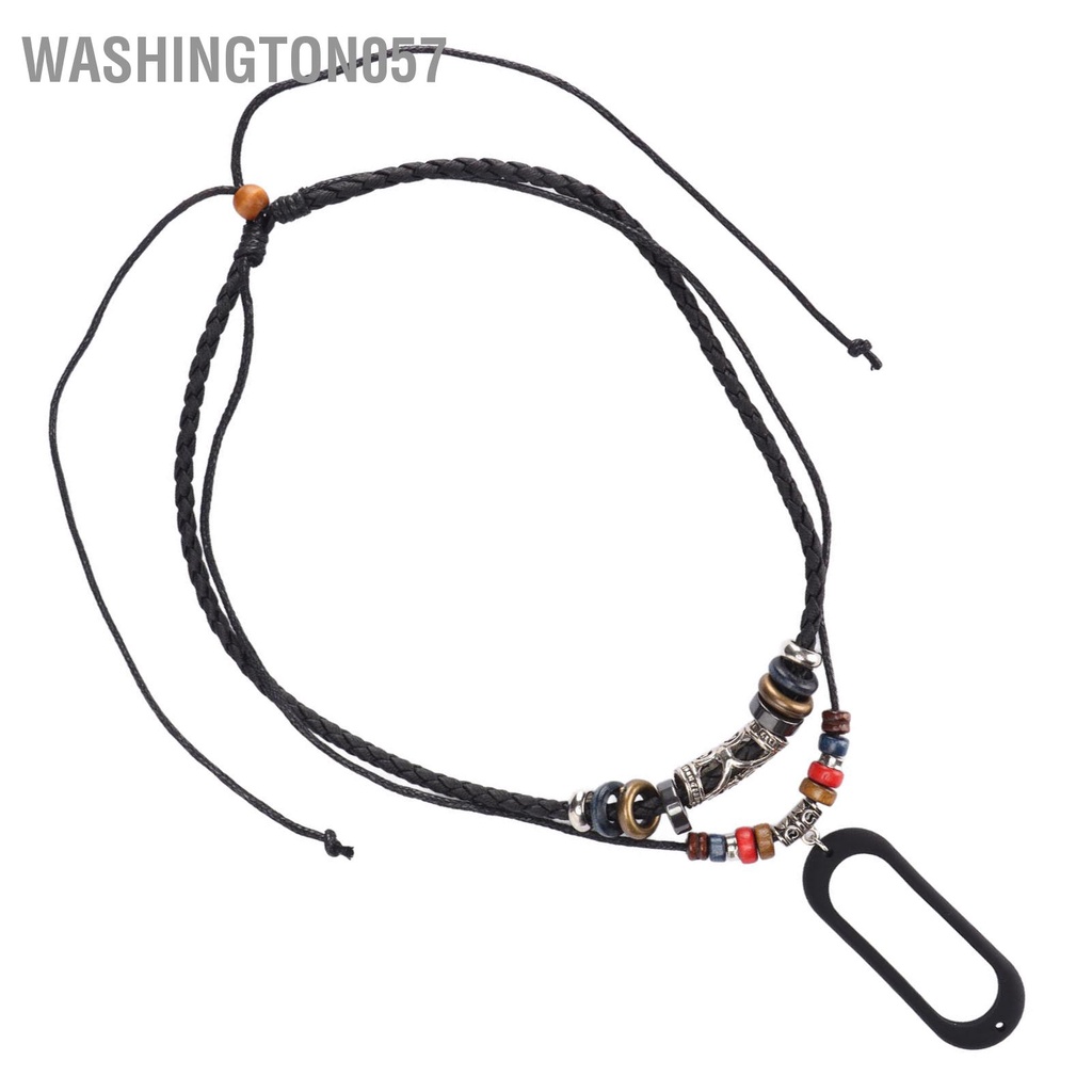 Washington057 Dây đeo tay nâng cấp tự làm thanh lịch cho Xiaomi Mi Band 5/6 cổ điển thời trang chống mài mòn