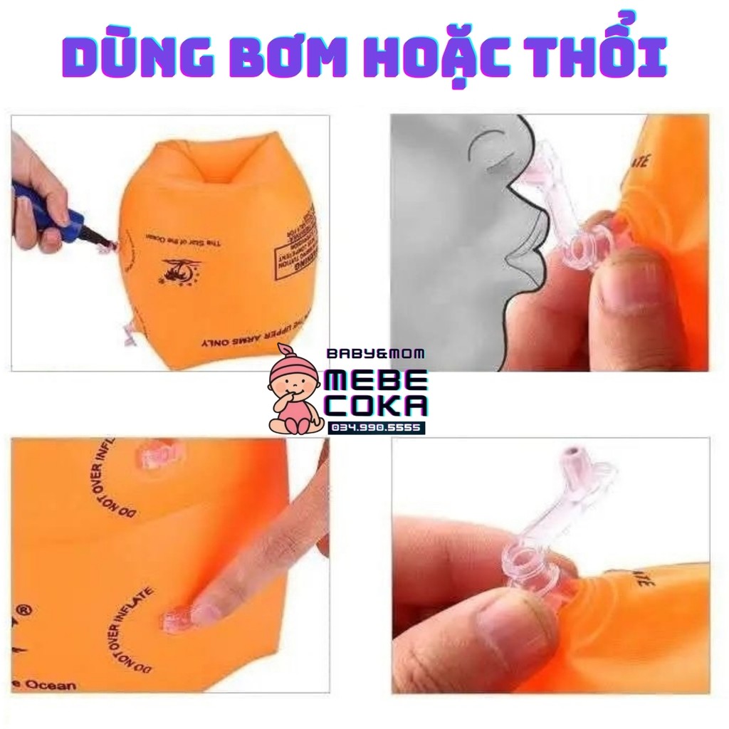 Phao bơi cho bé ,phao tập bơi liền thân trợ nổi đỡ ngực siêu an toàn cho bé Trai - bé Gái