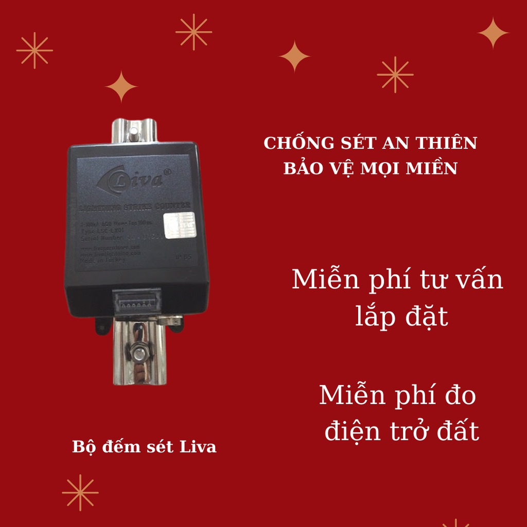 Bộ đếm sét Liva LSC - LX01