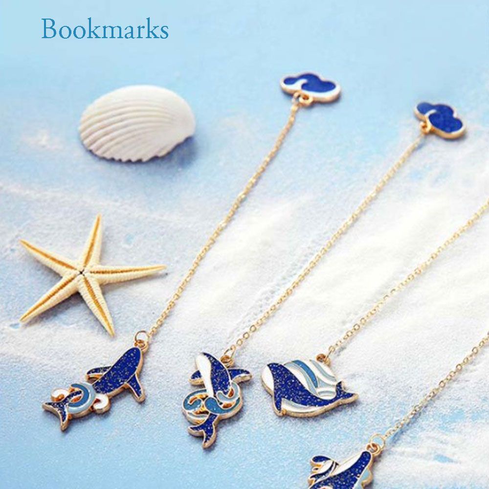 Phụ kiện đánh dấu trang sách bằng kim loại họa tiết nhân vật hoạt hình dễ thương sáng tạo