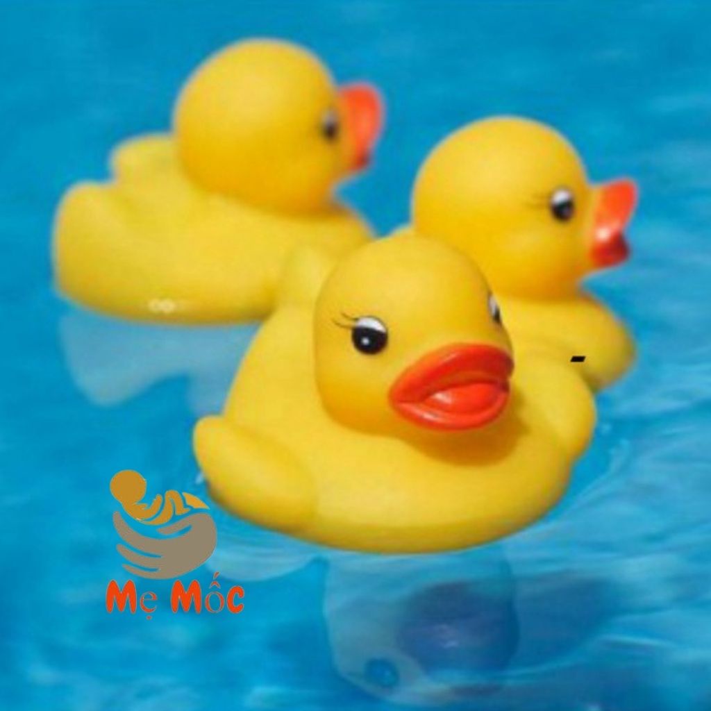 Vịt Thả Bồn Tắm, Đồ Chơi Nhà Tắm Cho Bé Shop Mẹ Mốc Bóp Kêu Chút Chít, Đồ Chơi Trẻ Em Dưới Nước ,VCB