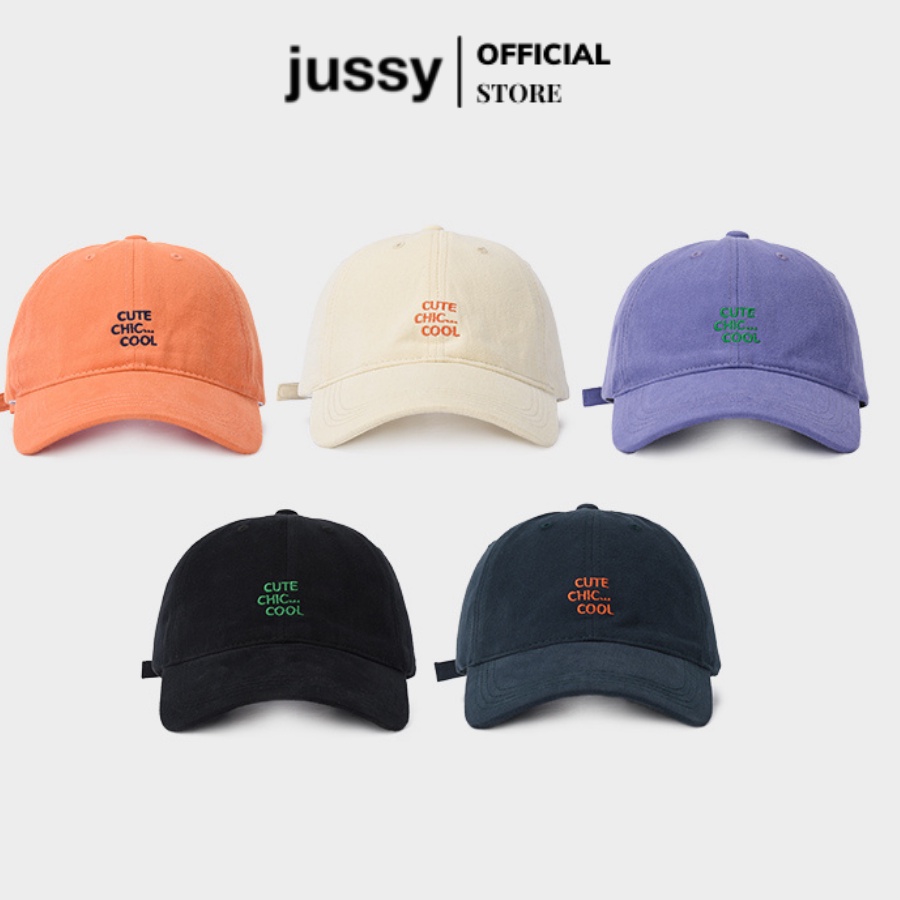 Nón Lưỡi Trai Cu7e Mũ Lưỡi Trai Nam Nữ Jussy Phong Cách Nón Kết Form Mềm Unisex Vải Cotton 1 Lớp Nhiều Màu Hot