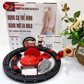 Thể Dục Tại Nhà-Vòng Lắc Eo Thông Minh HULA, Giảm Mỡ Bụng, Giảm Cân, Giúp Eo Thon Dáng Đẹp, Cực Kì Tiện Lợi, Dễ Dàng.