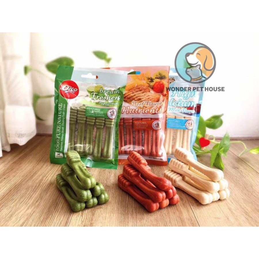 Snack Xương Gặm Orgo Sạch Răng Thơm Miệng Cho Chó 90g (Date 20/T6/2023)