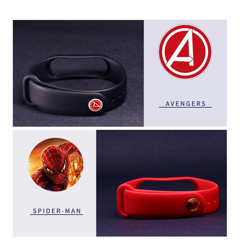 Xiaomi Miband 4 miband4 miband 3 miband3 - Dây đeo thay thế silicon phiên bản Avengers phong cách thời trang