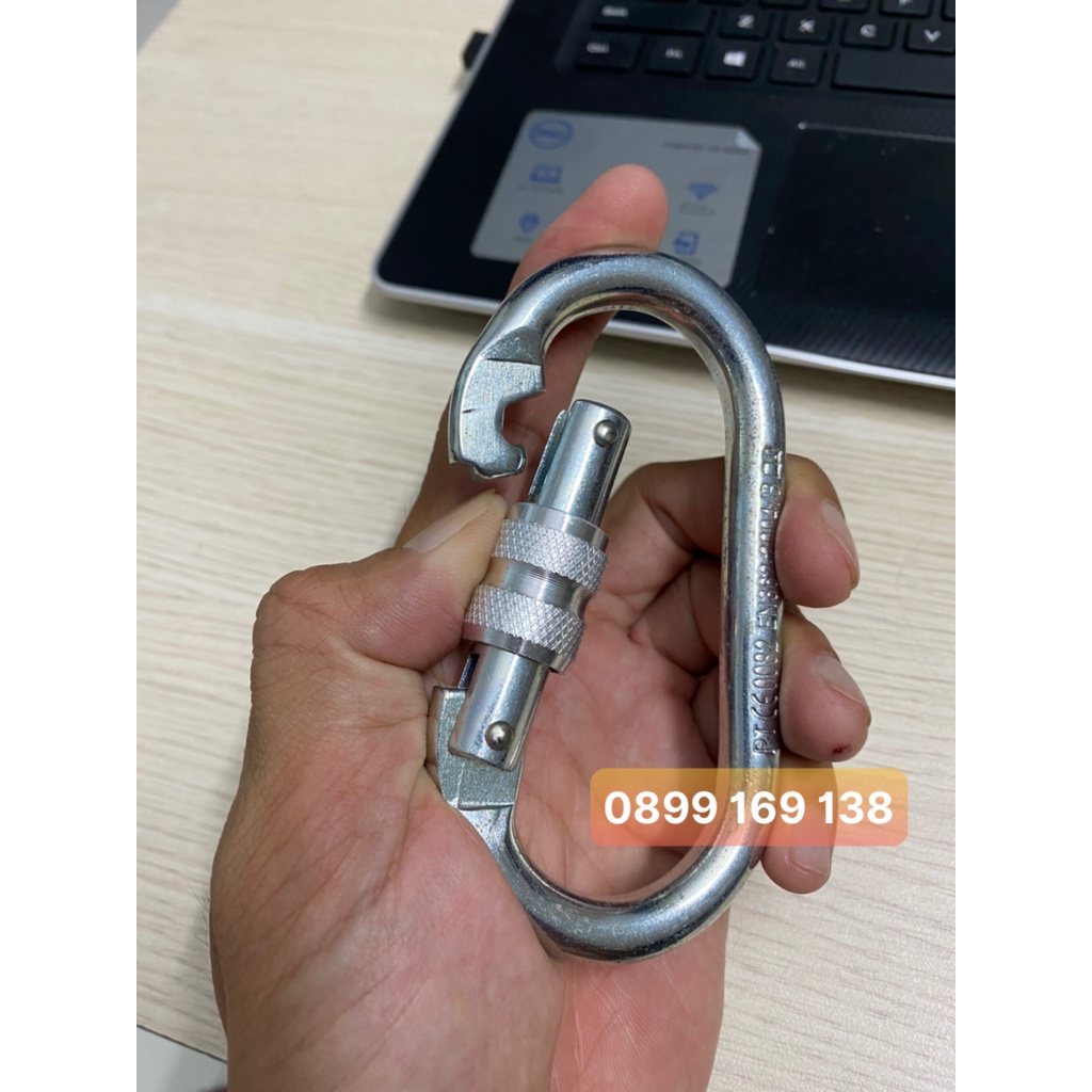 Móc khóa chữ D an toàn đu dây, leo núi