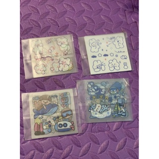 Set 5 tấm sticker nhiều loại cute