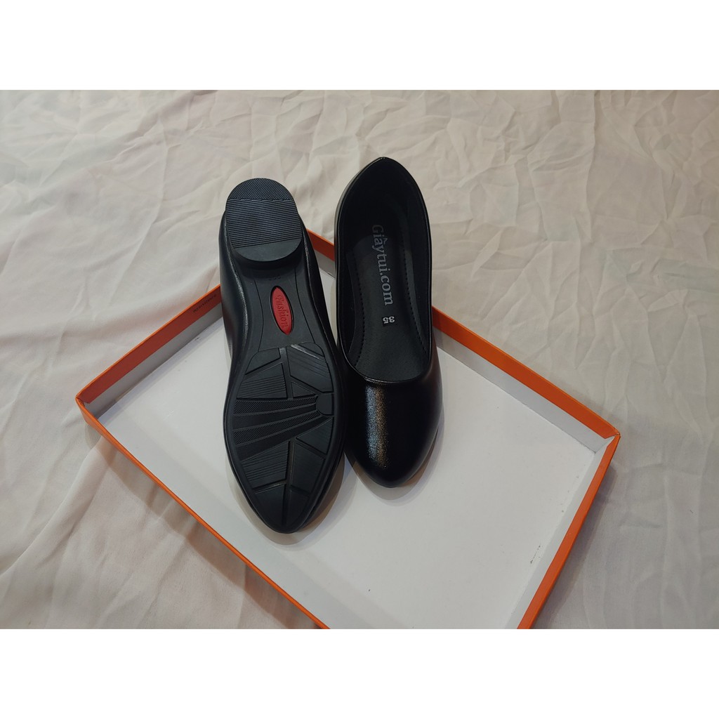 GIÀY BỆT CAO 2CM TRƠN CÔNG SỞ MẪU BIG SIZE TỪ 35 ĐẾN 43