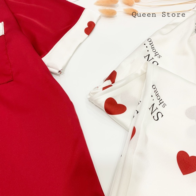 Bộ Ngủ Lụa Cao Cấp Tay Ngắn Quần Dài  [ Chất: Mềm, Mịn, Mát ] Hàng Có Size, Quần Có Túi | BigBuy360 - bigbuy360.vn