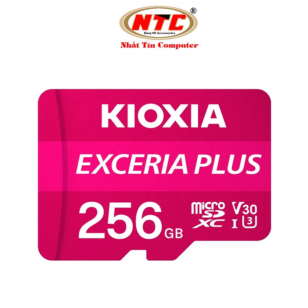 Thẻ nhớ MicroSDXC Kioxia Exceria Plus 256GB U3 4K V30 A1 R100MB/s W85MB/s (Tím)