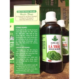 Nước cất lá trầu không