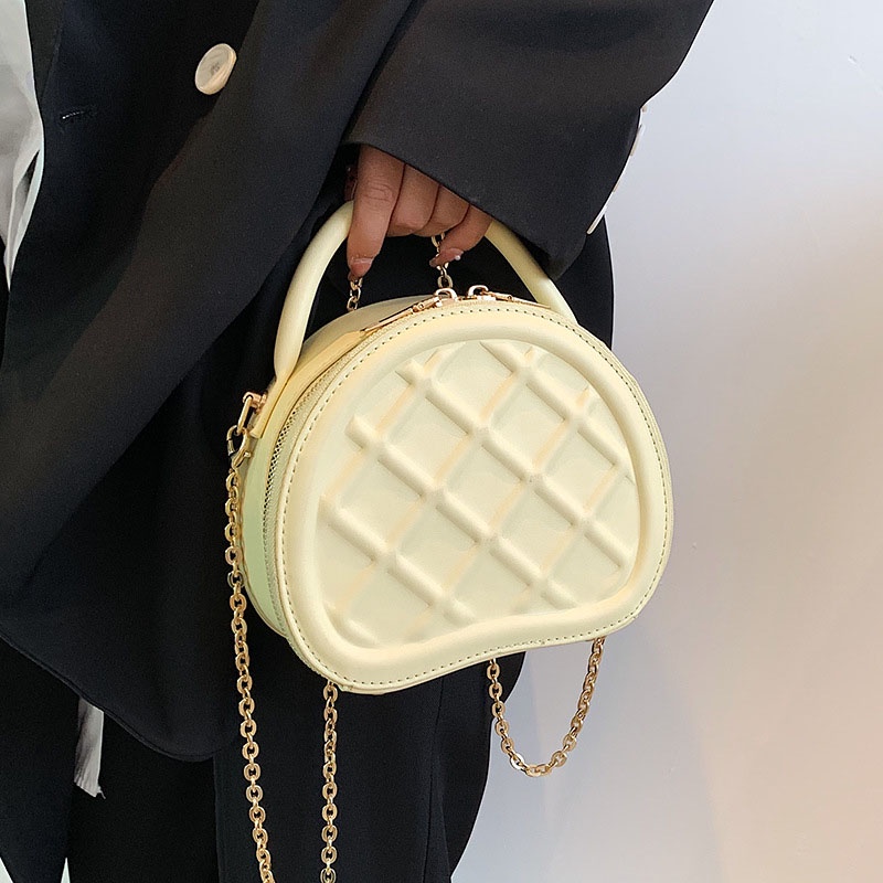 Ielgy Túi Xách Họa Tiết Hình Thoi Cao Cấp Dành Cho Nữ