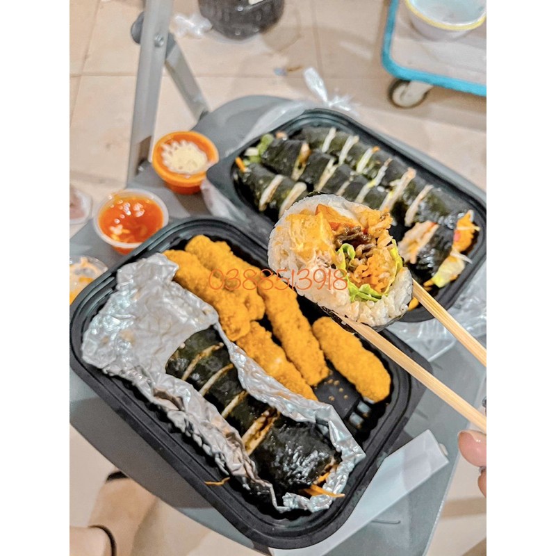 Lá kim Kfood 100 lá cuốn gimbap Hàn quốc