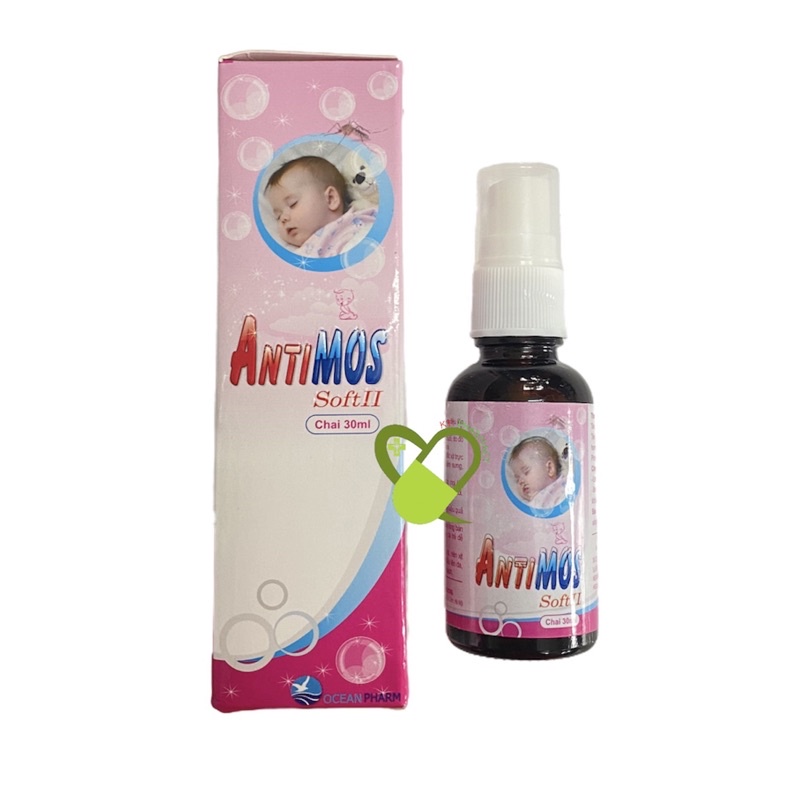 [CHÍNH HÃNG] ANTIMOS SOFTII - XỊT MUỖI THẢO DƯỢC 30ML