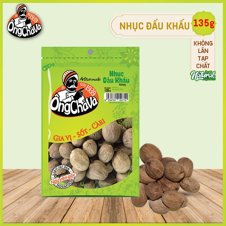 Nhục đậu khấu Ông Chà Và 135gram (Nutmeg)