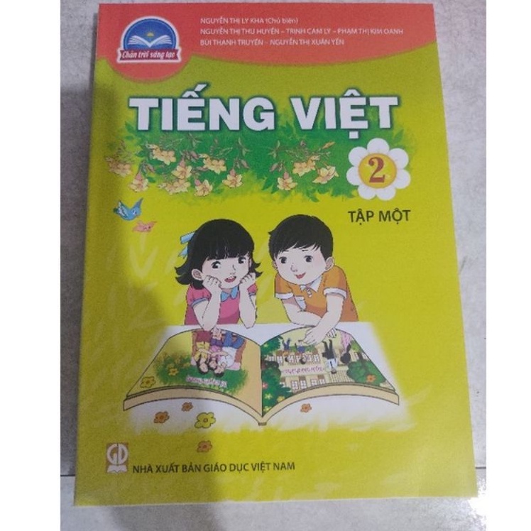 Tiếng Việt lớp 2 tập 1( bao kính, dán nhãn)