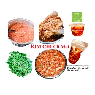 Kim chi Hàn Quốc Cô MAI thơm ngon, chuẩn vị, kim chi cải thảo nguyên liệu sạch cắt khúc sẵn
