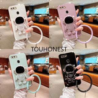 Ốp Điện Thoại Silicon Hình Casing Oppo Realme C2 Case Realme 7i C17 Case Realme C11 Case Realme C20 Case Realme C15 Case Realme C12 Case Realme C25 C25S Case Realme GT Neo2 Case Realme Narzo 50i Silicone Protect 3D New Astronautstand With Ring Phone Case