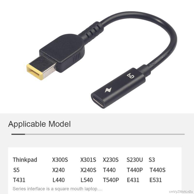 Sale 70% Cáp chuyển đổi đầu USB Type C sang đầu dương vuông, black Giá gốc 90,000 đ - 65A109