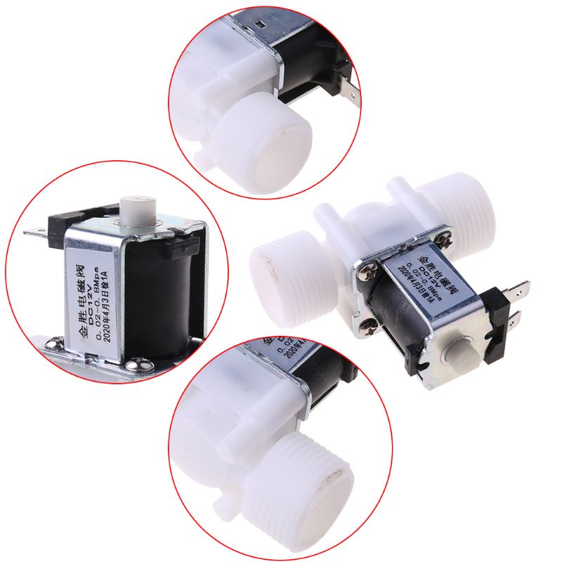 Van Điện Từ 3 / 4 &quot;DC12V PP N / O Chuyên Dụng Cho Thiết Bị Kiểm Soát Nước