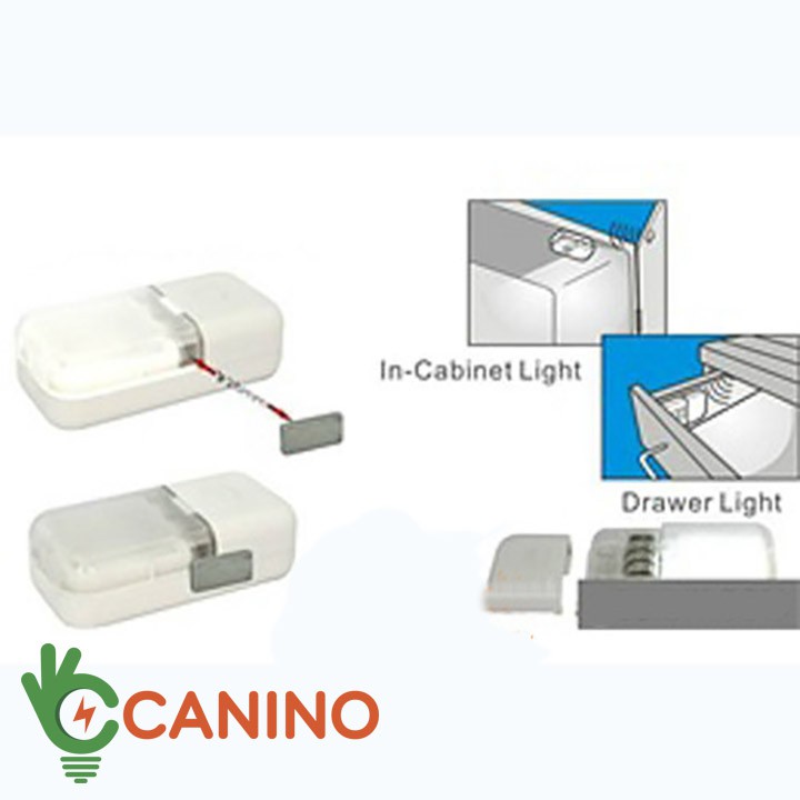 Combo 3 đèn cảm biến cửa mở mini Canino (lỗi 1 đổi 1 trong 7 ngày)