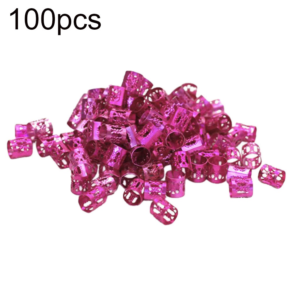 Set 100 Kẹp Tết Tóc Dreadlock Tùy Chỉnh Tiện Dụng