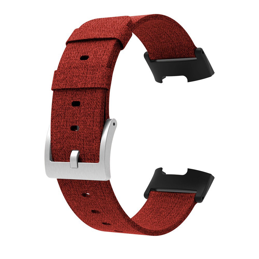 Dây đeo vải canvas sợi nylon thay thế cho vòng đeo tay thông minh Fitbit Charge 3