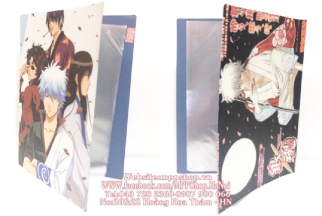 Kẹp bài kiểm tra gintama 30 lá để được 60 ảnh bài