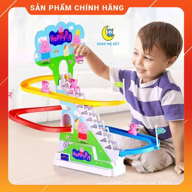Đồ chơi cho bé heo con leo cầu thang vui nhộn có nhạc và đèn cho bé