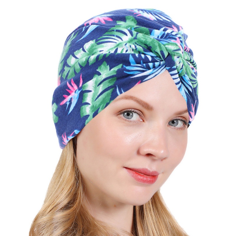 Khăn Trùm Đầu Co Giãn In Họa Tiết Hoa Phong Cách Dân Tộc Cho Phụ Nữ Hồi Giáo