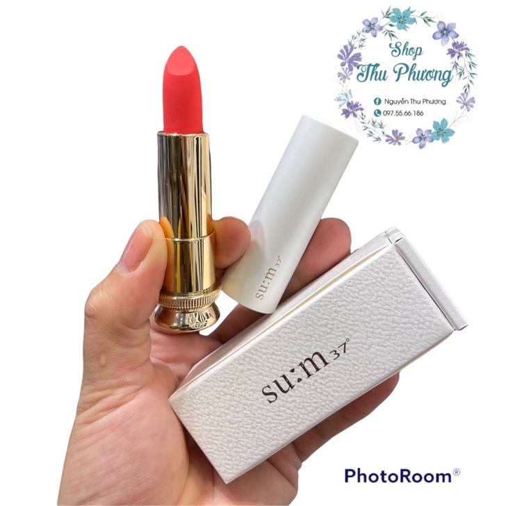 SON LÌ SUM VELVET LIP STICK ĐỎ CAM FULL SIZE