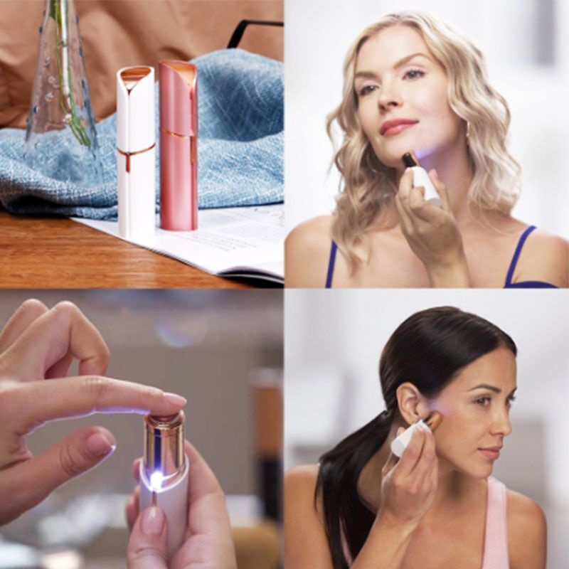 Máy tẩy lông mini hình cây son môi tiện dụng cho nữ