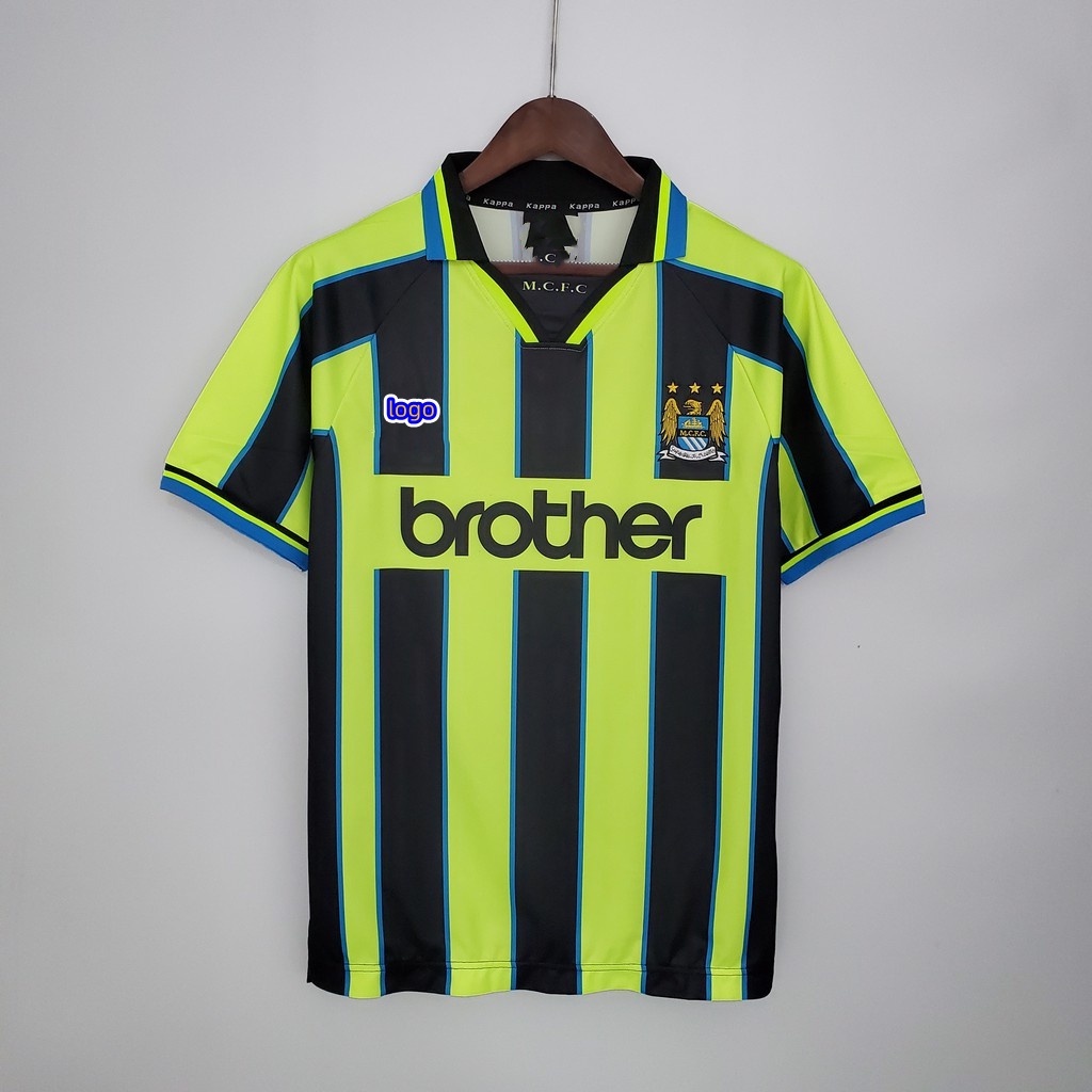 Áo Thun Số 11 12 88 90 94 96 98 99 01 1972 1991 Manchester City jersey