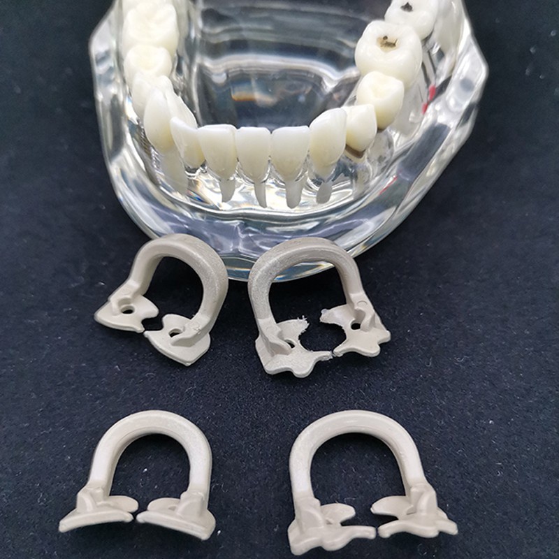 [Hàng mới về] Bộ 4 cái kẹp cao su resin chỉnh hình nha khoa làm thí nghiệm nghiên cứu