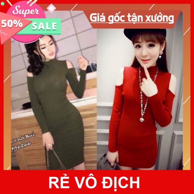 Đầm khoét vai