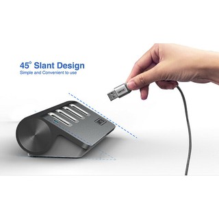 Bộ Chia USB 1 ra 4 Unitek Y3186 (Nhôm) (USB 3.0)